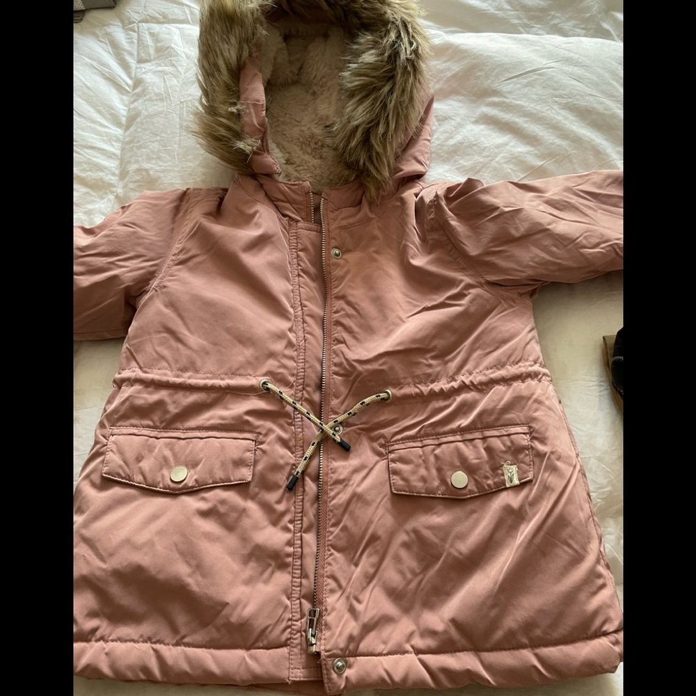 Zara baby girl puffer jacket